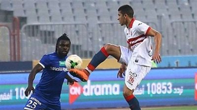 تدريبات جري لمدافع الزمالك قبل لقاء المصري 