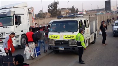 انتشار مكثف لسيارات الإغاثة المرورية على الطرق لمساعدة السائقين ولتفادي حوادث الطرق