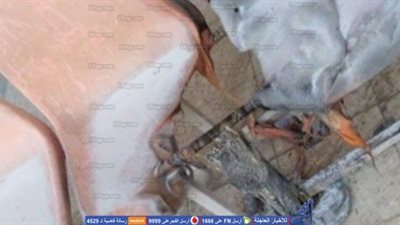 السيطرة على حريق ضخم في مكتب بريد دمياط الجديدة (صور)