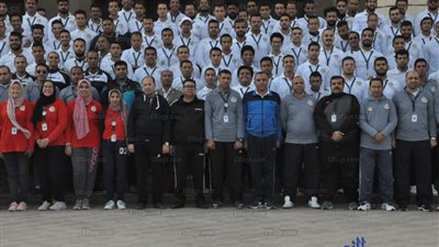 طلاب جامعة المنيا يشاركون طلاب كلية الشرطة في منتدى شباب الجامعات المصرية