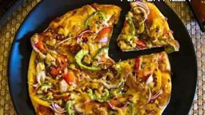 طريقة عمل بيتزا الجبن بالخلطة الهندية 