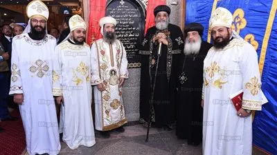 البابا تواضروس يفتتح كاتدرائية دير الأنبا برسوم بالمعصرة