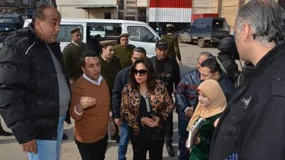 زيارة تفقدية لمحافظ دمياط  بمدينة فارسكور (صور)