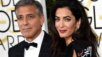 الظهور الأول لتوأم أمل علم الدين وجورج كلوني  