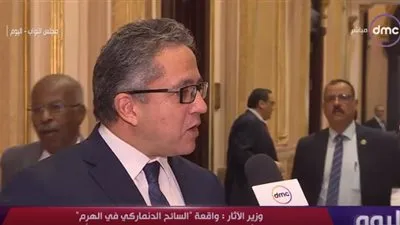 وزير الآثار عن واقعة 