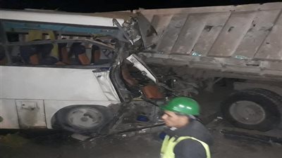 عاجل.. ننشر الصور الأولى من حادث تصادم مروع أمام مدينة العلمين الجديدة وإصابة 31 شخصا