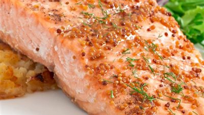 طريقة تحضير سلمون مشوي بالعسل