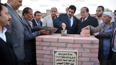 محافظ القليوبية يضع حجر الأساس للوحدة الصحية بقلما بتكلفة إجمالية 3 مليون جنيهًا (صور)