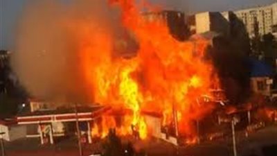 انفجار محطة وقود بإحدى ولايات أمريكا (فيديو)