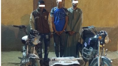 ضبط تشكيل عصابي تخصص في سرقة الدراجات النارية بسوهاج