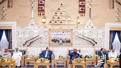 صدي - السعودية| خادم الحرمين يستقبل رئيس الحكومة التونسية في قصر العوجا 