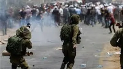 إصابة ثمانية فلسطينيين بالرصاص المطاطي في مواجهات شمال الضفة