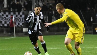 بمشاركة وردة.. باوك يسقط أمام بوريسوف ويودع الدوري الأوروبي