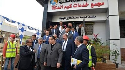 افتتاح منفذين لتحصيل وخدمة عملاء شركة المياة بالأسكندرية (صور)