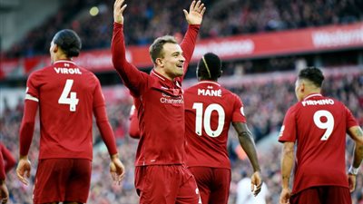 عاجل.. شاكيري يضرب شباك اليونايتد بالهدف الثالث (فيديو)