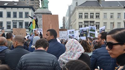 مظاهرات في بروكسل احتجاجا على قانون الهجرة