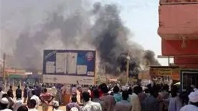 احتجاجات شعبية متفرقة على تردي الأوضاع الاقتصادية في السودان 