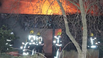 النيران تلتهم حيوانات نادرة بحديقة حيوان بريطانية 