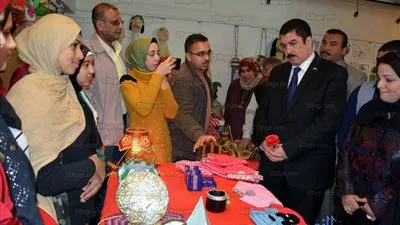 محافظ القليوبية يفتتح معرض منتجات ذوي الاحتياجات الخاصة ببنها (صور)