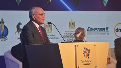 وزير الإنتاج الحربي يلقي كلمة 