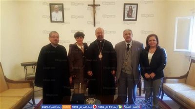 بطريرك الكاثوليك يستقبل الأمينة العامة لمجلس كنائس الشرق الأوسط