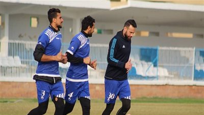 مران قوي للاعبي القناة استعداداً لمباراة سيراميكا 