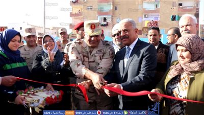محافظ السويس وقائد الجيش الثالث يفتتحان أعمال تطوير مدرسة التوفيق للصم (صور)