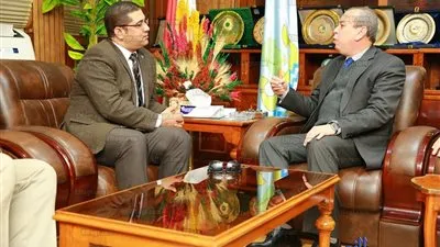 محافظ كفر الشيخ يستقبل رئيس 