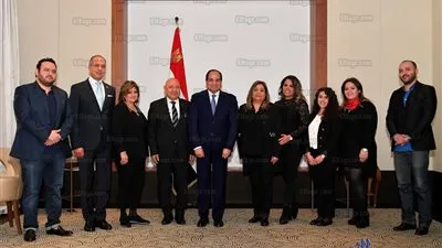 تفاصيل لقاء الرئيس السيسي مع عدد من أبناء الجالية المصرية بالنمسا (صور)