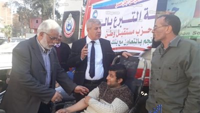 مستقبل وطن ينظم حملات للتبرع بالدم في الشرقية (صور)