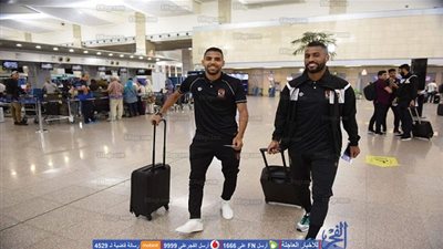 توافد لاعبي الأهلي على مطار القاهرة