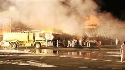 اندلاع حريق في محطة وقود بمحافظة تيماء