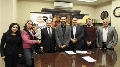 علاء أبو القاسم يوقع عقد رعاية استعدادا لطوكيو 2020