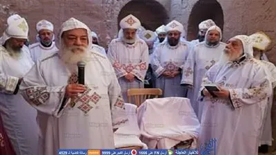 إيبارشية أسوان تحتفل بعيد الأنبا هدرا السائح (صور)