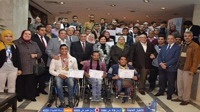 مؤتمر تمكين الأشخاص ذوي الإعاقة في مؤسسات التعليم العالي بجامعة عين شمس (صور)