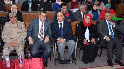 جامعة الإسكندرية تؤكد استعدادها لمساعدة جمعيات ذوي الإعاقة (صور)