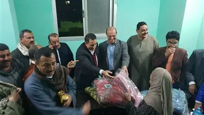 مستقبل وطن 500 بطانية على الأسر الفقيرة ببني سويف 