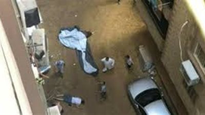 وفاة ربة منزل ألقاها زوجها من الطابق الرابع بحدائق القبة