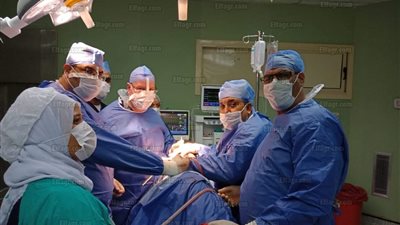 أول عملية جراحية من نوعها ببنها.. إخراج خراج بالرئة اليمنى 