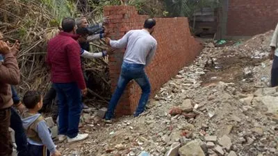 إزالة تعديات على فدان و1030 متر مربع من الأراضي الزراعية بدمياط (صور)