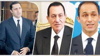 علاء وجمال مبارك يحضران مع والدهما للإدلاء بشهادته بـ