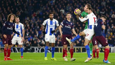آرسنال يعود لفصوله البايخة ويتعادل مع برايتون في الدوري الانجليزي