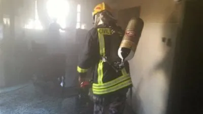 إخماد حريق شب داخل منزل في الوراق دون اصابات