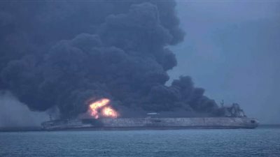 اندلاع حريق فى ناقلة نفط قبالة سواحل قبرص