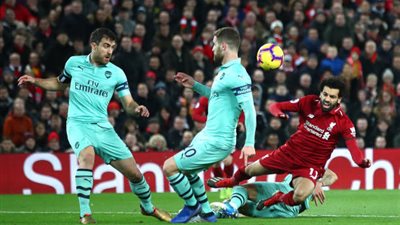  محمد صلاح يضرب شباك آرسنال بالهدف الرابع (فيديو)