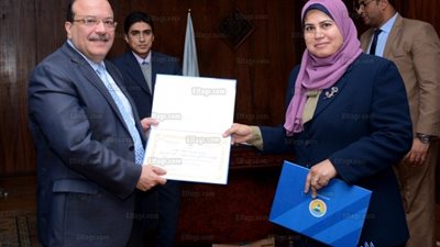 مجلس جامعة طنطا يكرم الطلاب المشاركين في 