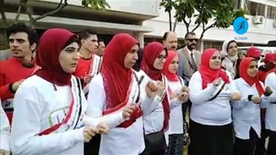 طلاب المدرسة الفكرية يختتمون العام الميلادي باستعراض 