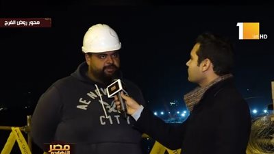 العاملون في مشروع محور روض الفرج يهنئون المصريين بالعام الجديد