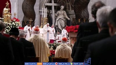 البابا فرنسيس يترأس القداس الإلهي احتفالا بعيد القديسة مريم 