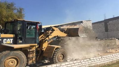  جهود مديريات الأمن في تأمين تنفيذ قرارات إزالة التعديات الواقعة على الرقعة الزراعية وأملاك الدولة